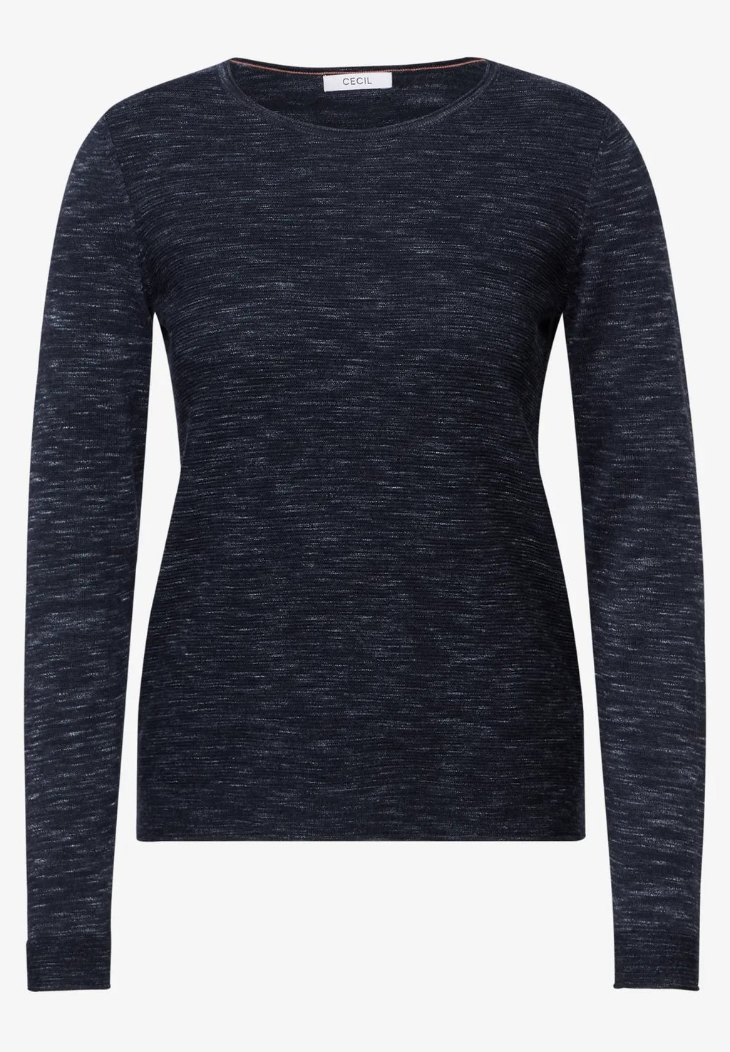 Tröja med struktur , universal blue melange