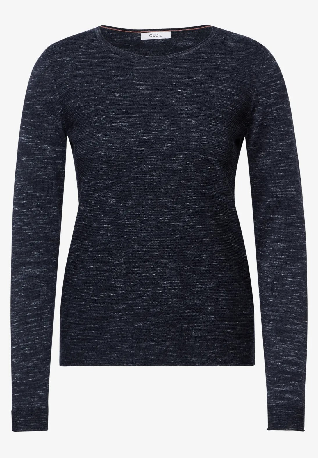 Tröja med struktur , universal blue melange