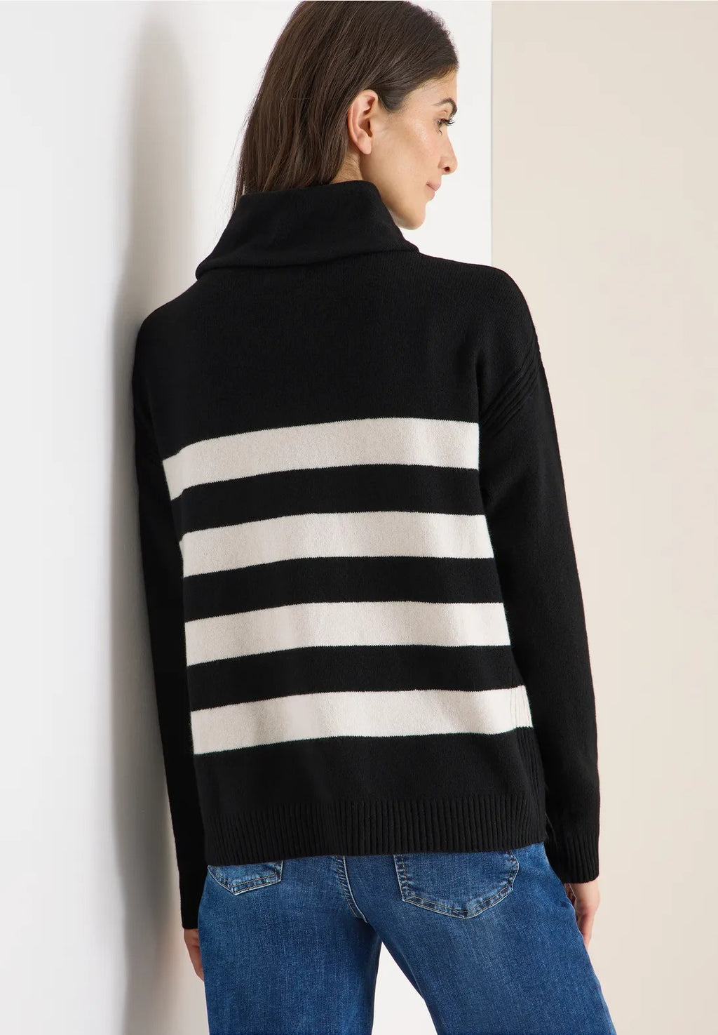 Mjuk polotröja , svart