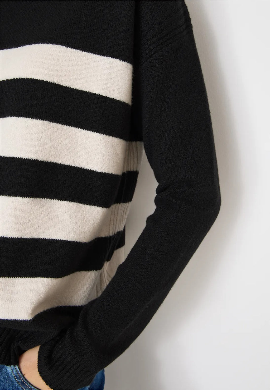 Mjuk polotröja , svart