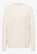 Mysig tröja turtelkrage, ljus grå