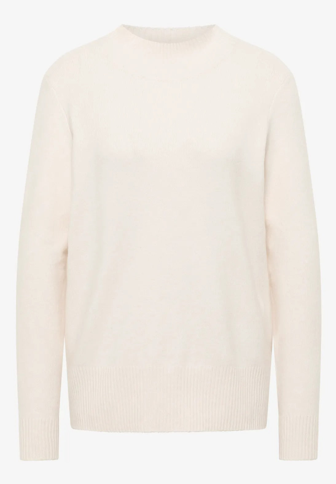 Mysig tröja turtelkrage, ljus grå