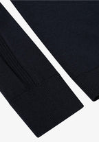 V-ringad tunnstickad tröja från Cecil, universal bå