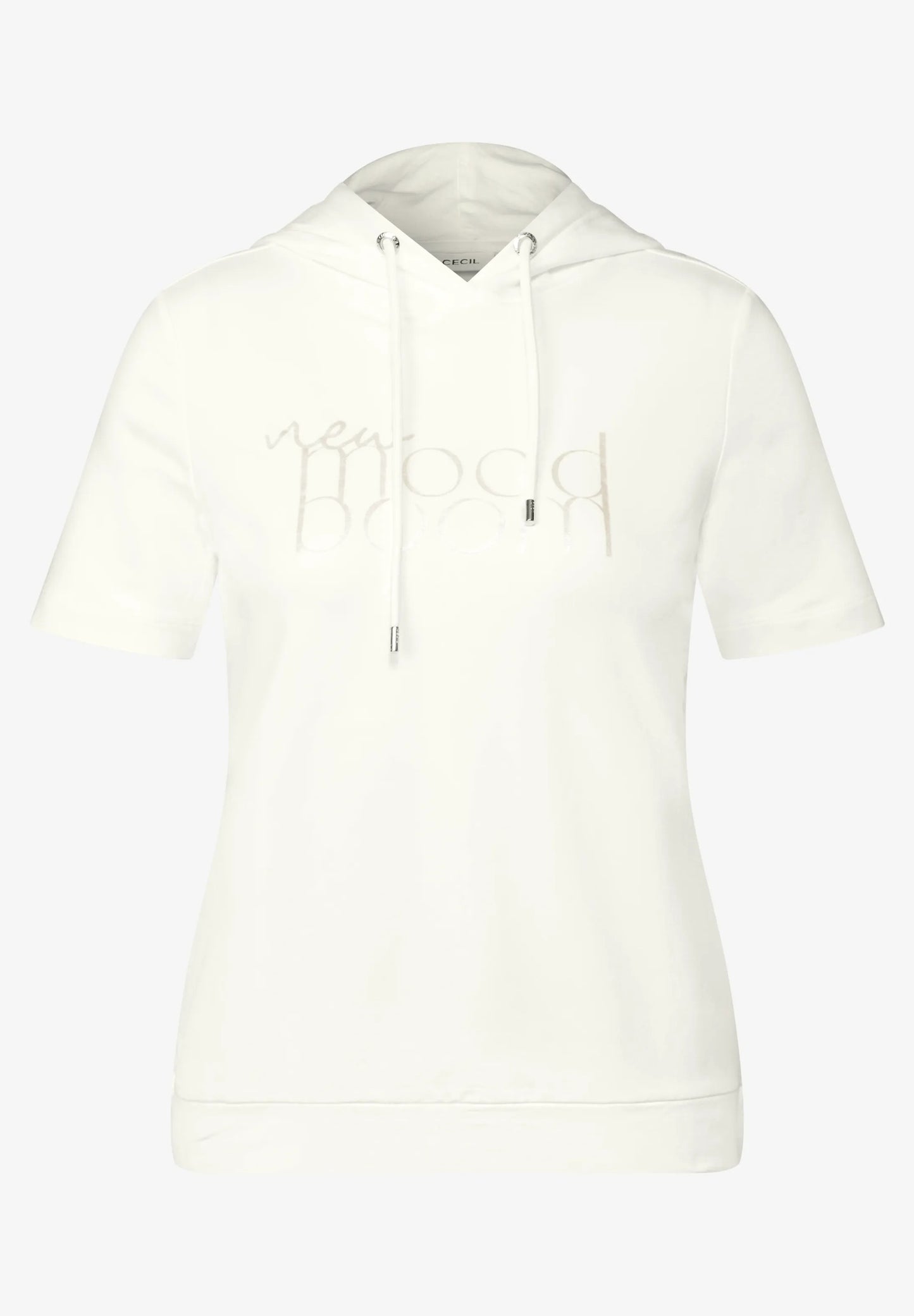 T-shirt med huva