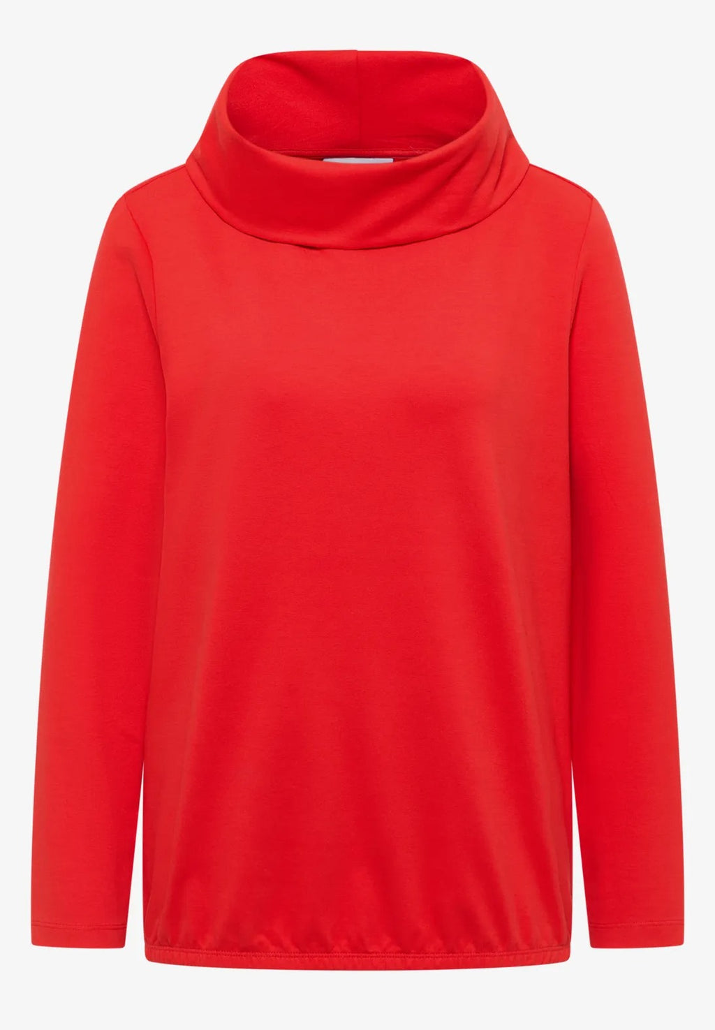 Supermjuk tröja med stor krage, pumpa orange