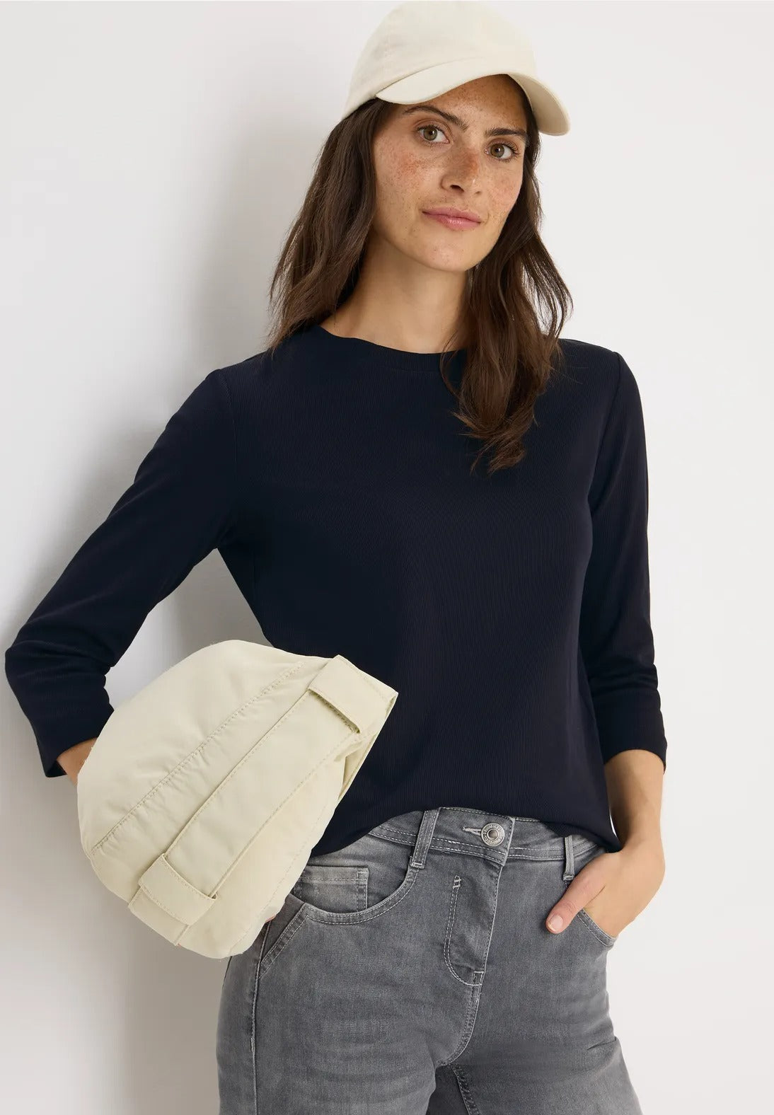 Tröja med ribbad struktur