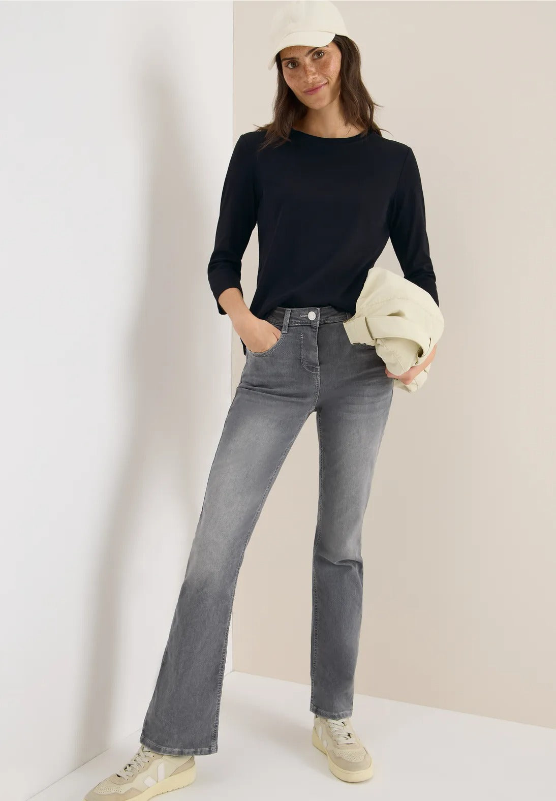 Tröja med ribbad struktur