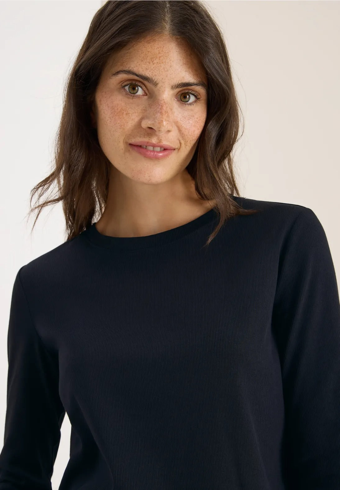 Tröja med ribbad struktur