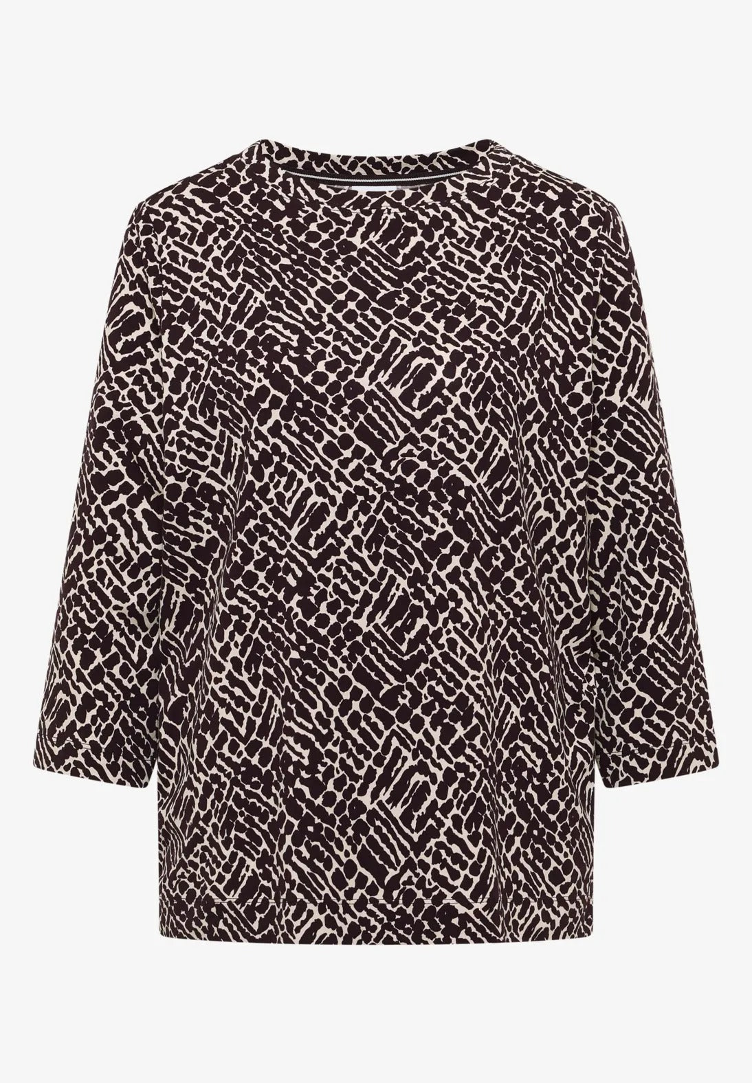 Tröja med minimalistiskt mönster