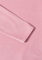 Manchestertröja med stor krage, rosa