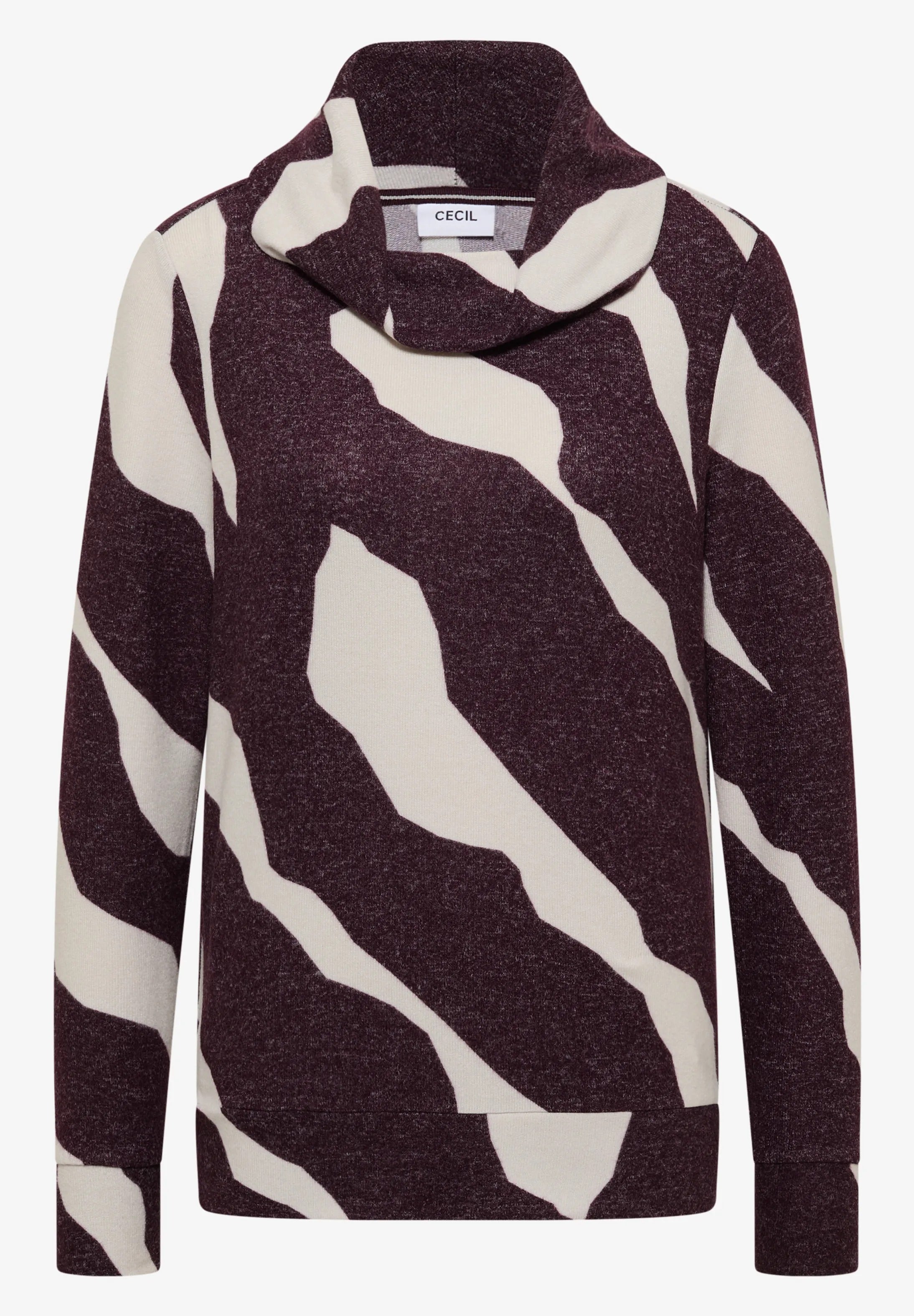 Mysig tröja med mönster