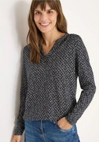 Mönstrad tunikatopp från Cecil