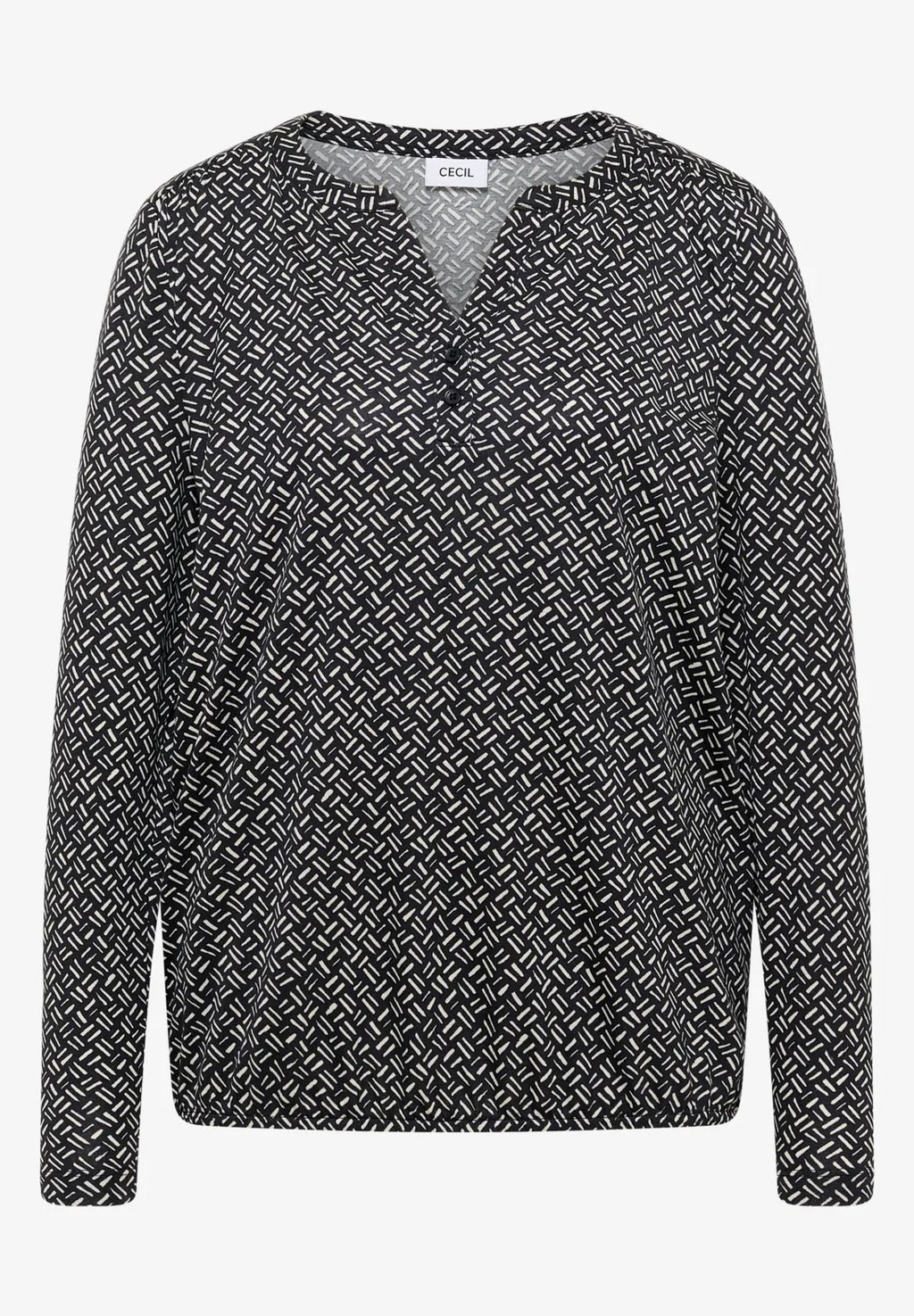 Mönstrad tunikatopp från Cecil