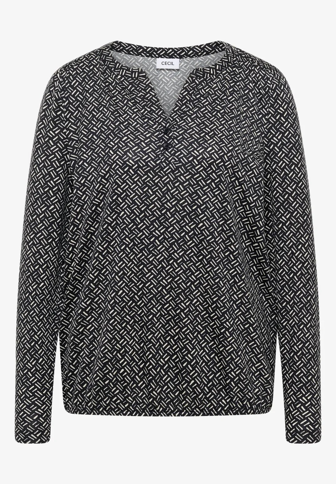 Mönstrad tunikatopp från Cecil