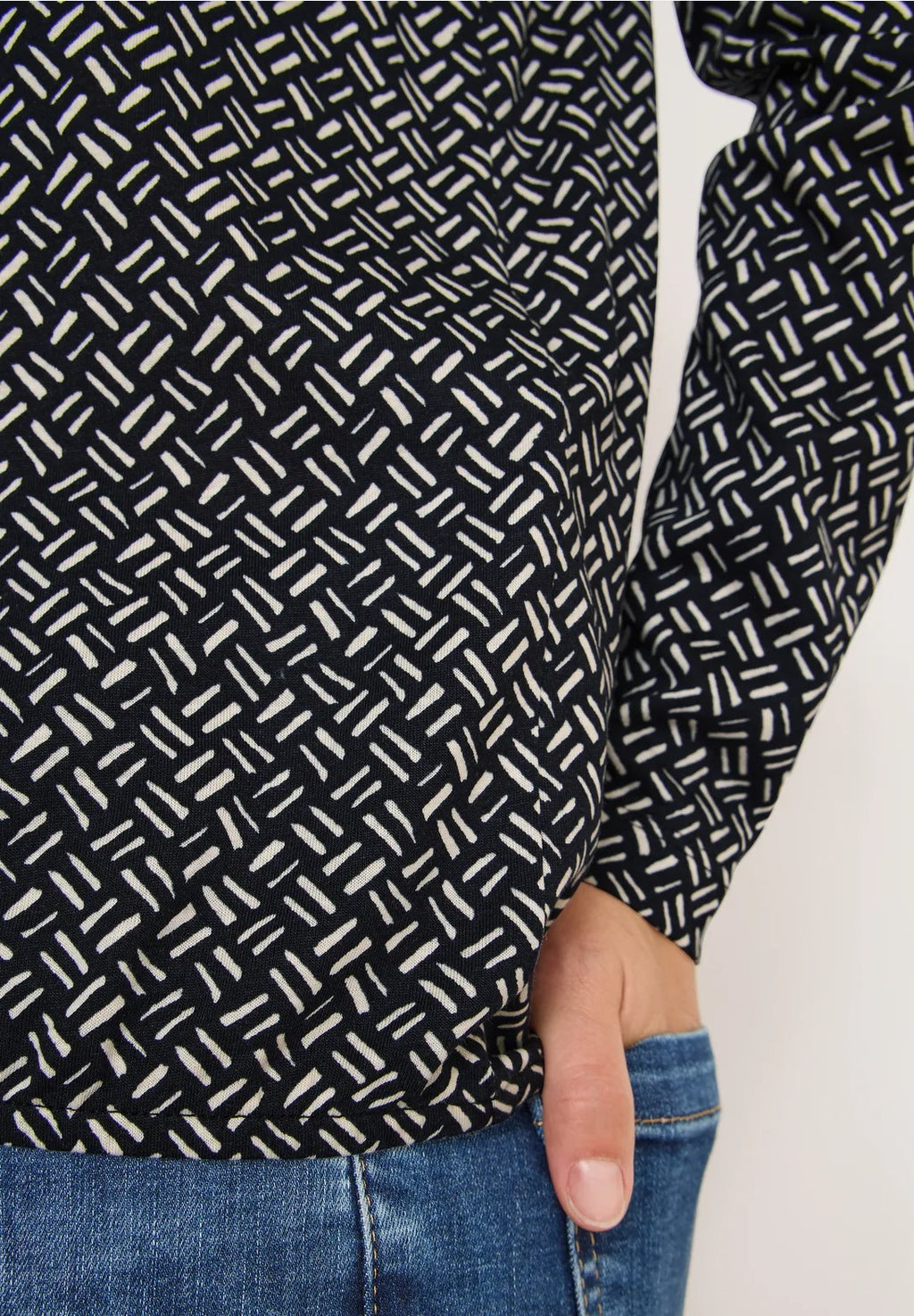 Mönstrad tunikatopp från Cecil