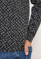 Mönstrad tunikatopp från Cecil