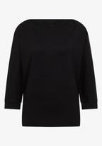 Tröja med skimrade band på ärmen