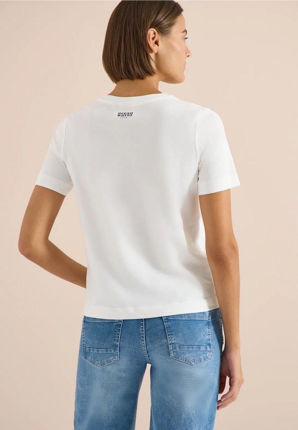 T-shirt med ocean-tryck