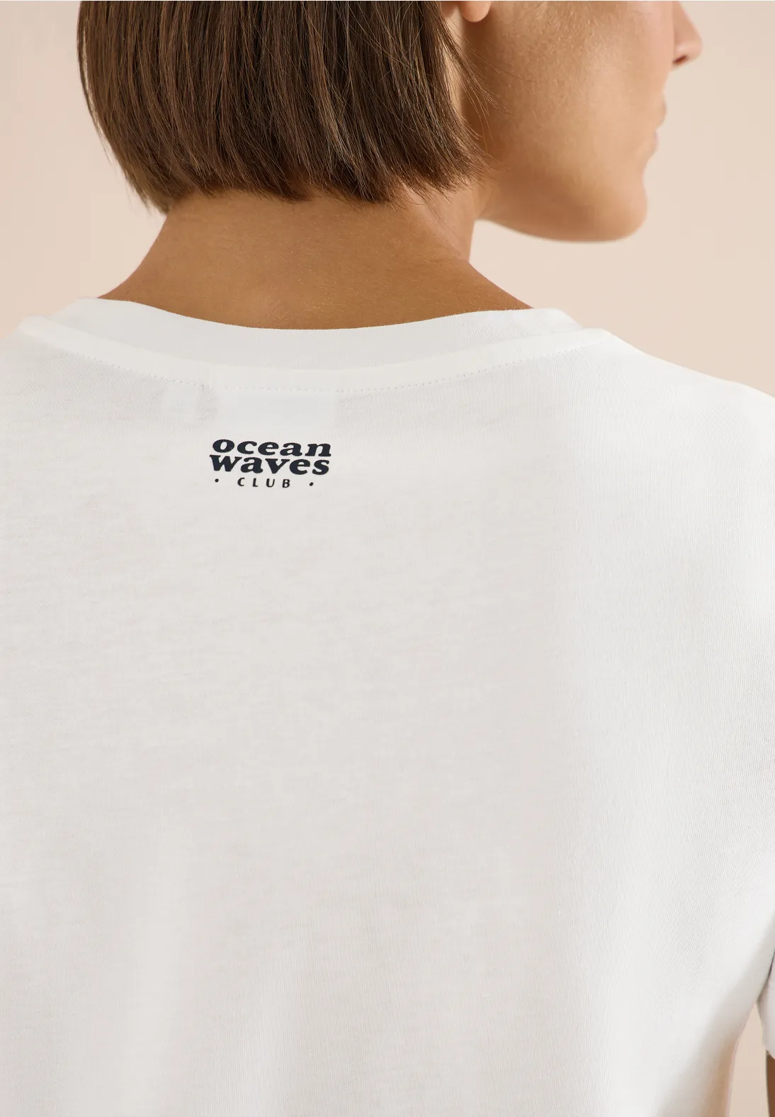T-shirt med ocean-tryck