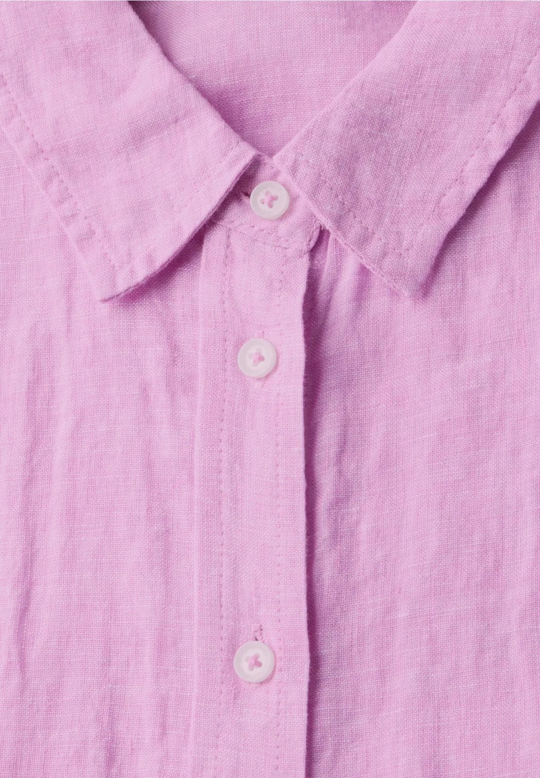 Chambray blus i Linne, rosa