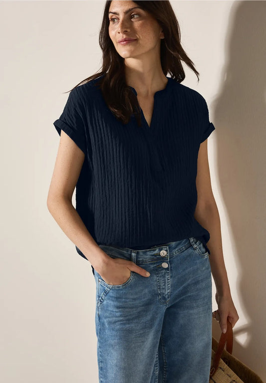 Blus i struktur , blue