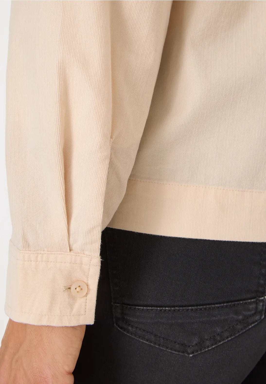 Manchesterblus, beige