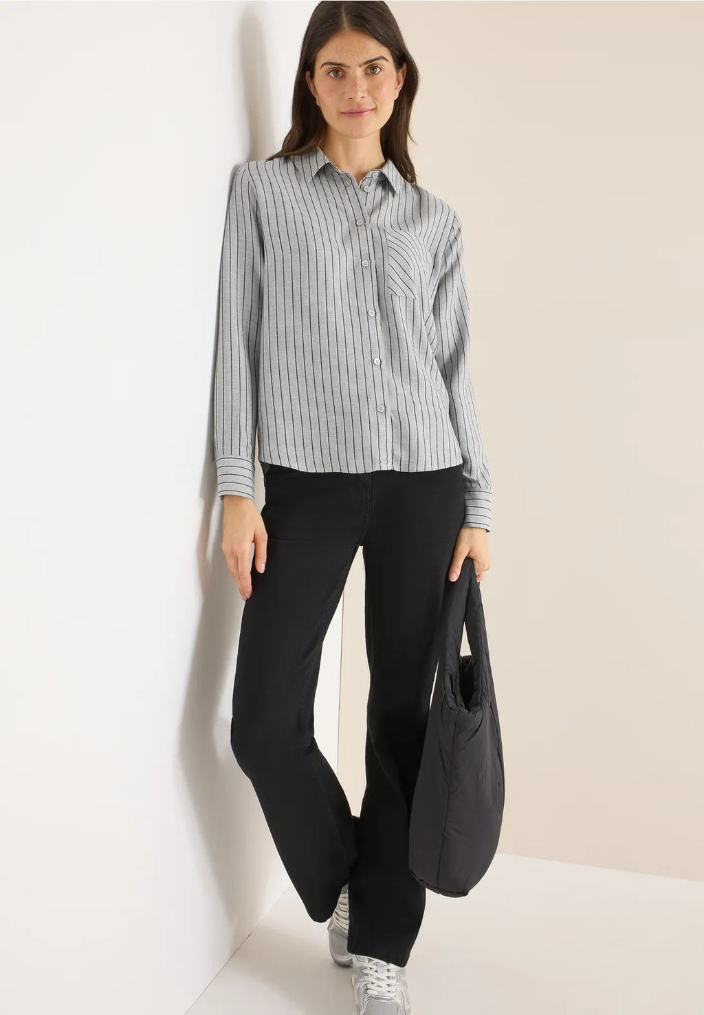 Supermjuk randig flanellskjorta från Cecil