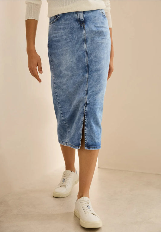Jeanskjol, maxi