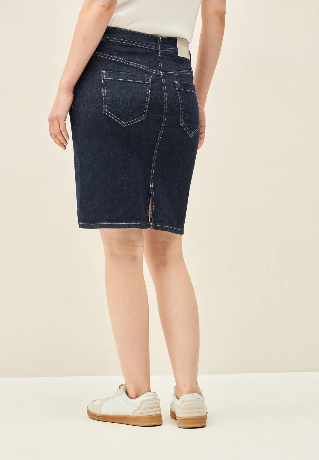 Jeanskjol , rinsed