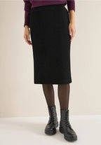 Midikjol i satin från Cecil