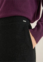 Midikjol i satin från Cecil