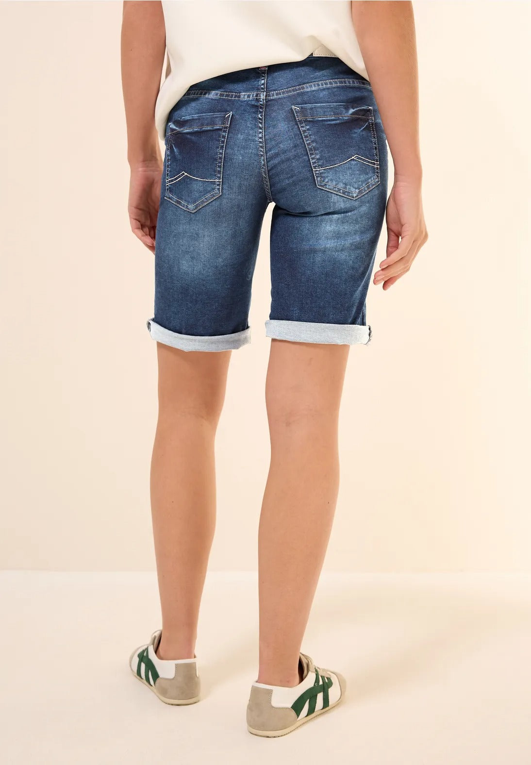 Jeansshorts  casual fit, mid blue