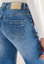 Bootcut jeans, modell Toronto, hög midja