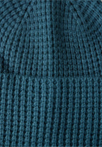 Stickad mössa med struktur, 2 färger