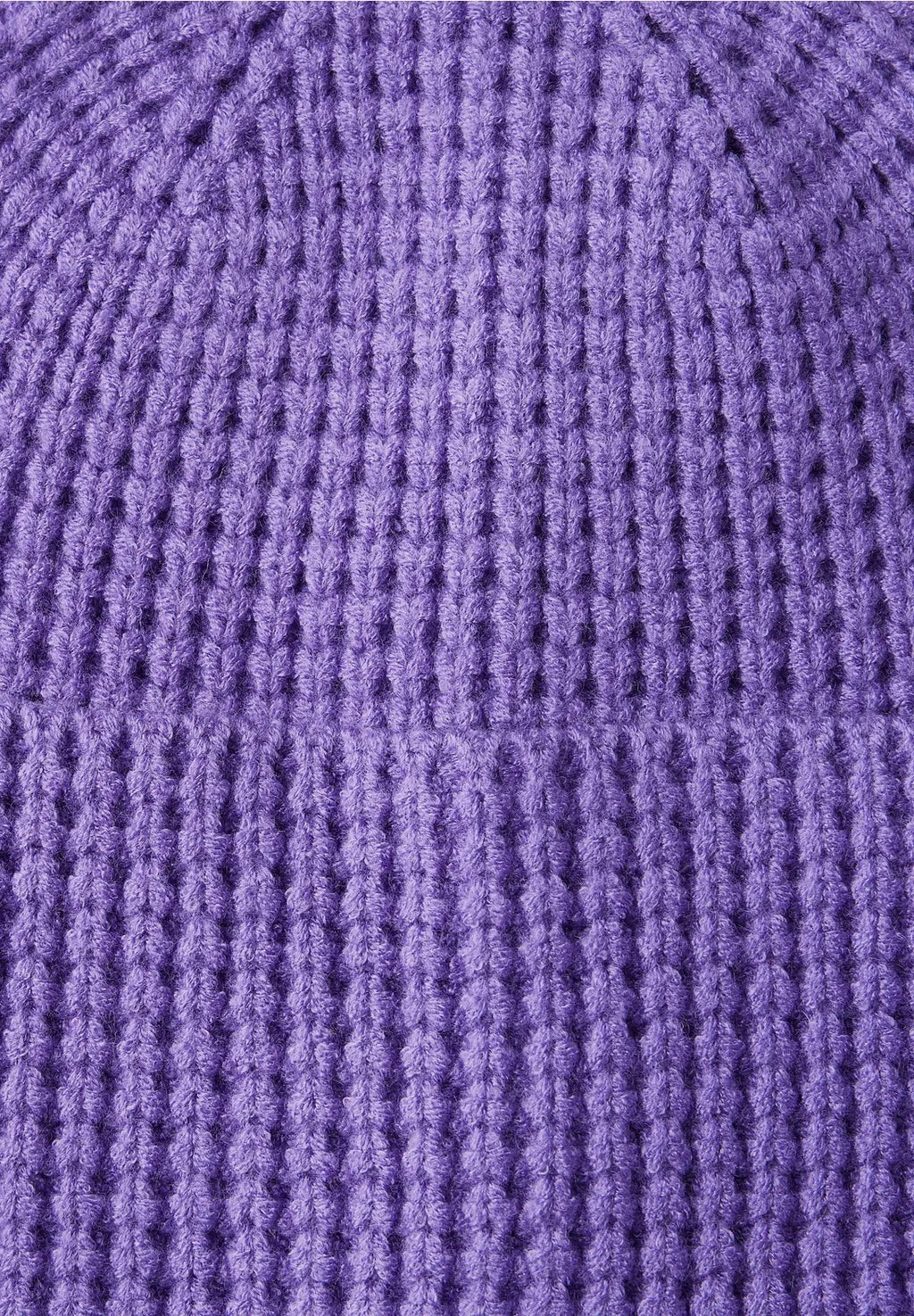 Stickad mössa med struktur, 2 färger