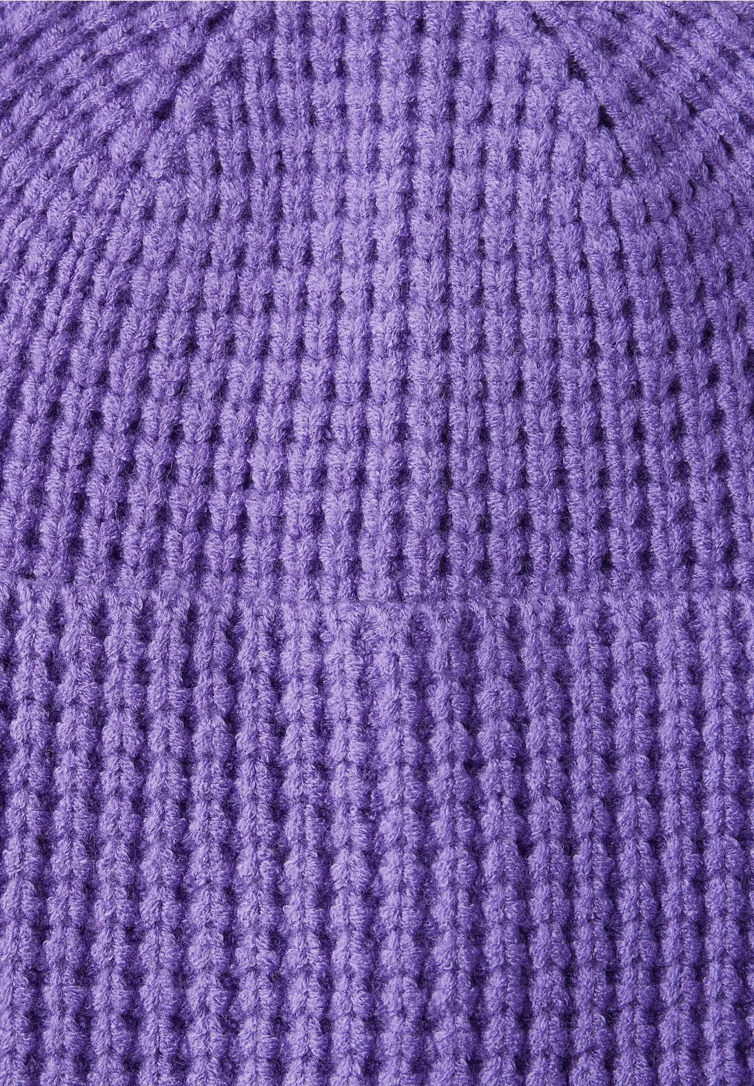 Stickad mössa med struktur, 2 färger