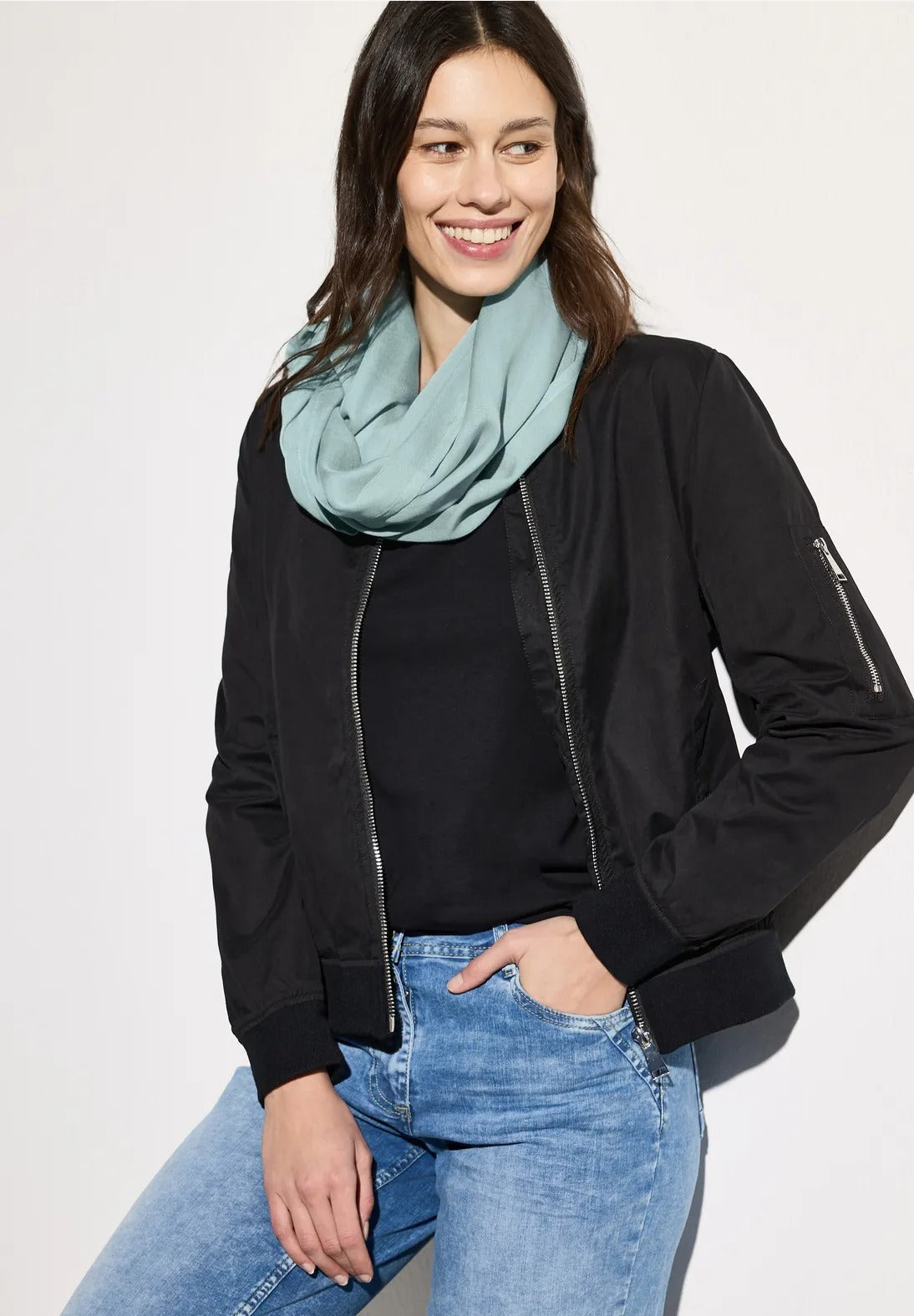Enfärgad tubscarf , fyra färger