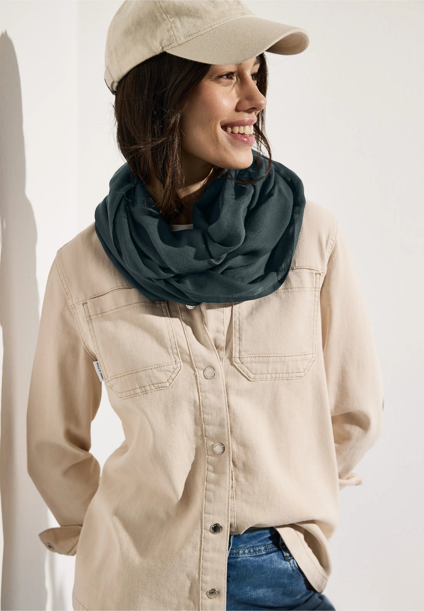 Enfärgad tubscarf , fyra färger