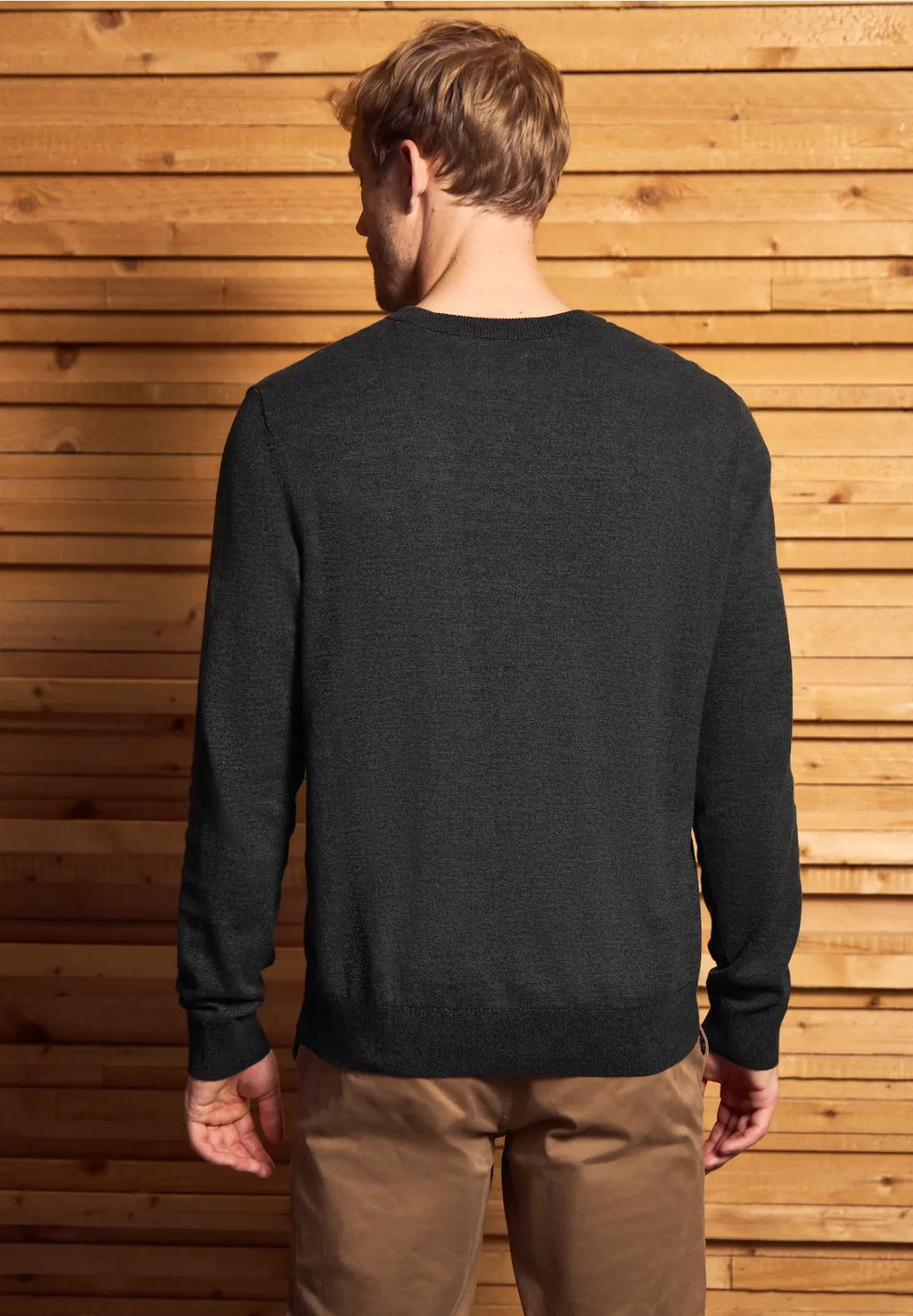 Bomullströja Street One Herr, antracit grå