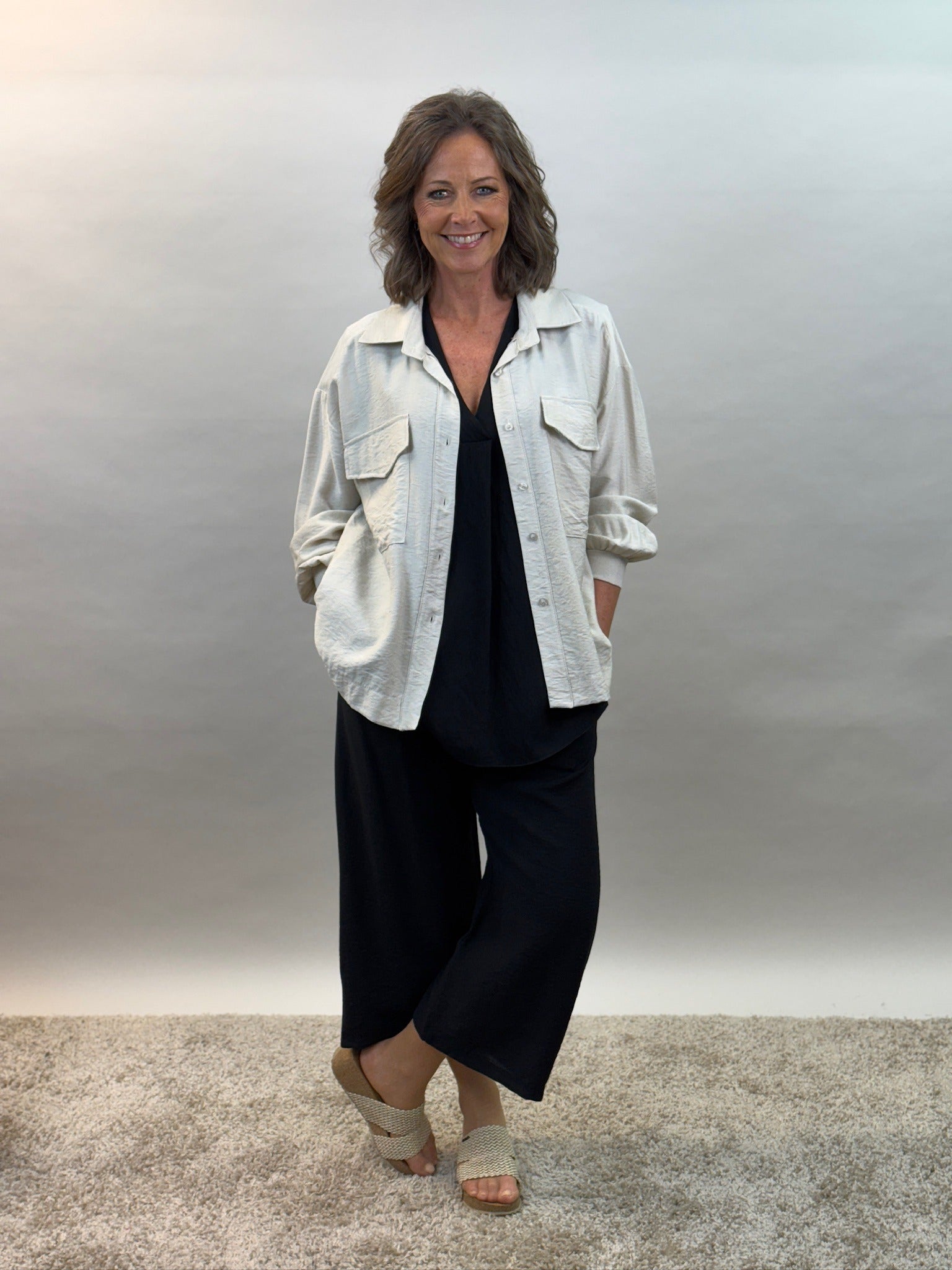 Blus/jacka Hedwig från Mixbyheart, beige