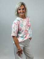 Mönstrad topp Mella från Mixbyheart ,ljusrosa