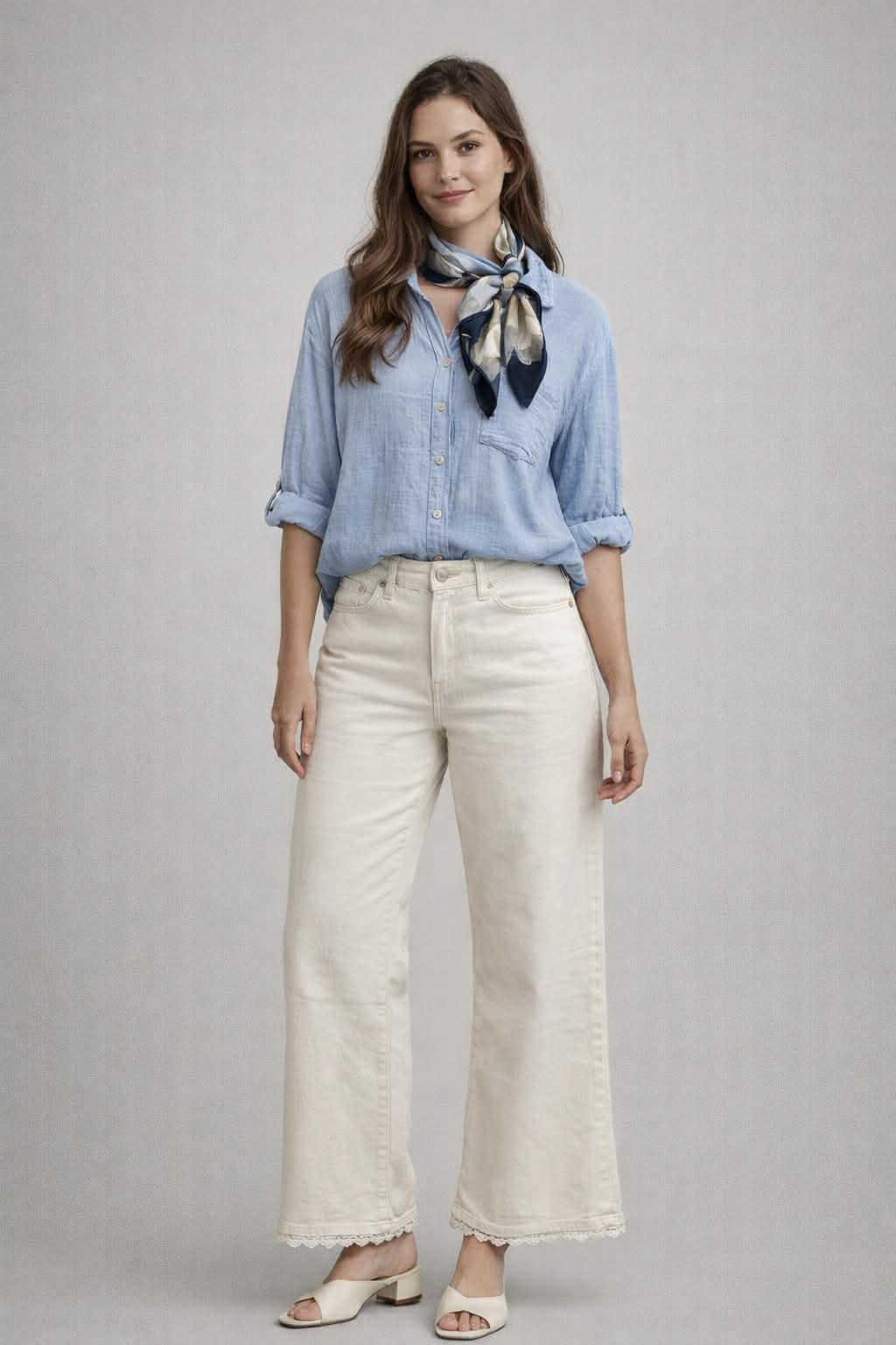 Mönstrad sjal från Caramelle