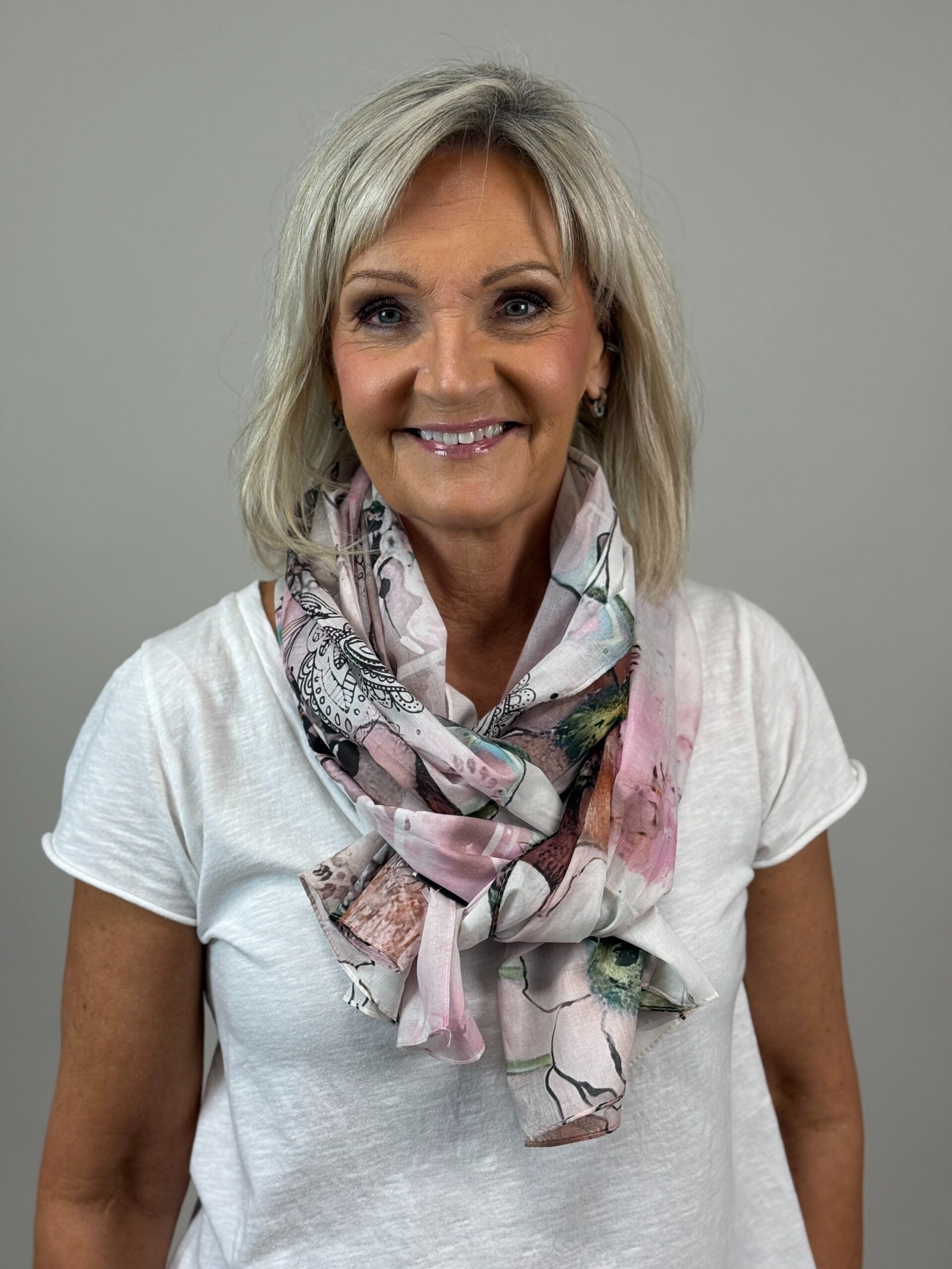 Storblommig scarf från Mixbyheart