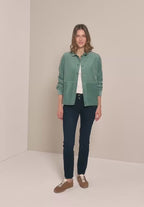 Jeans med avslappnad passform, modell Scarlett Blueblack, medelhög midja