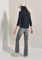 Tröja med ribbad struktur