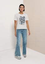 T-shirt med ocean-tryck