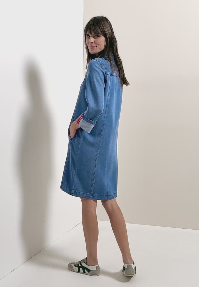 Klänning i denim-look från Cecil