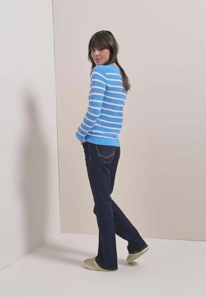 Randig bomullströja från Cecil