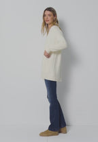Öppen mysig kofta  från Street One, cremevit