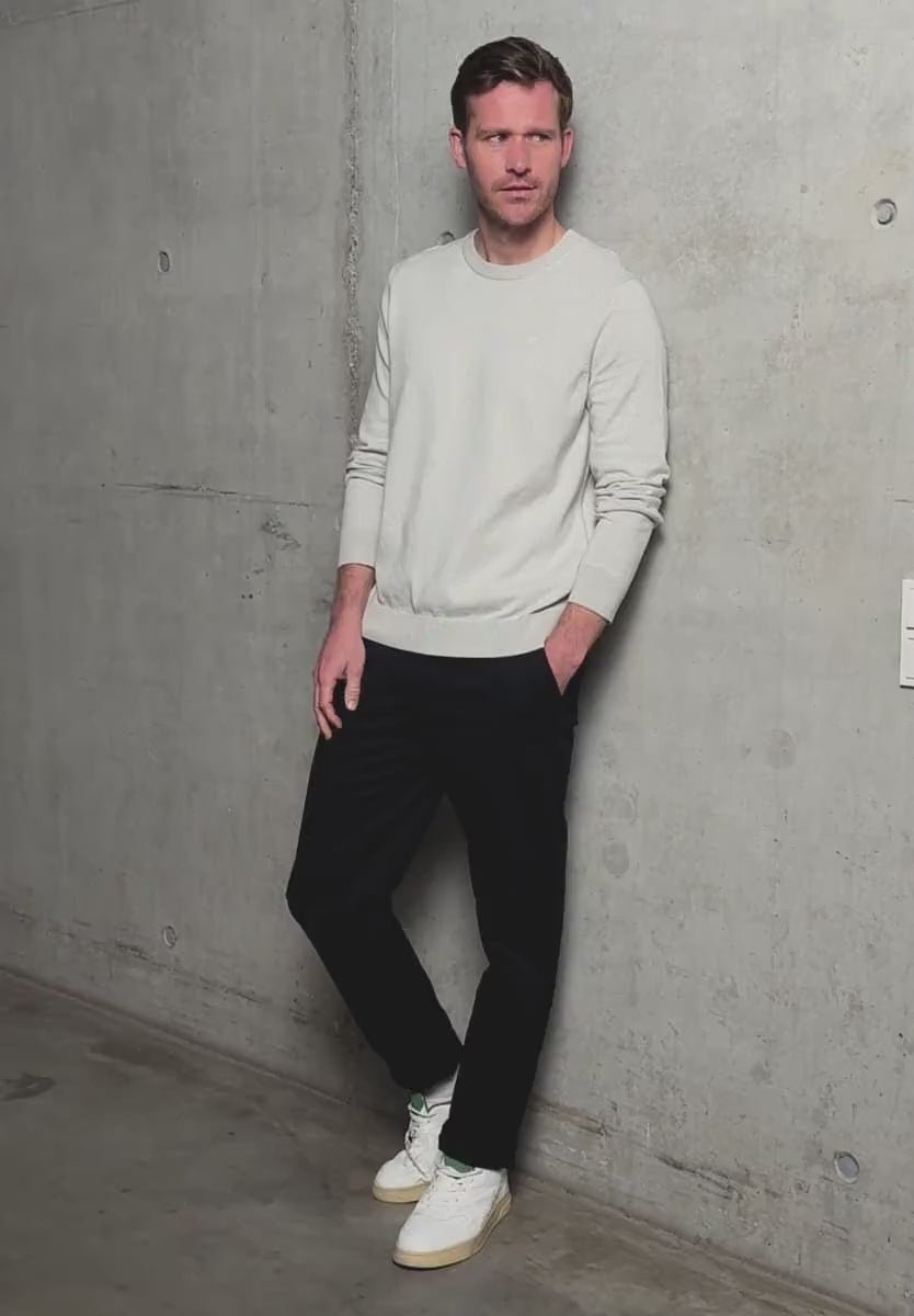 Bomullströja Street One Herr, bright white